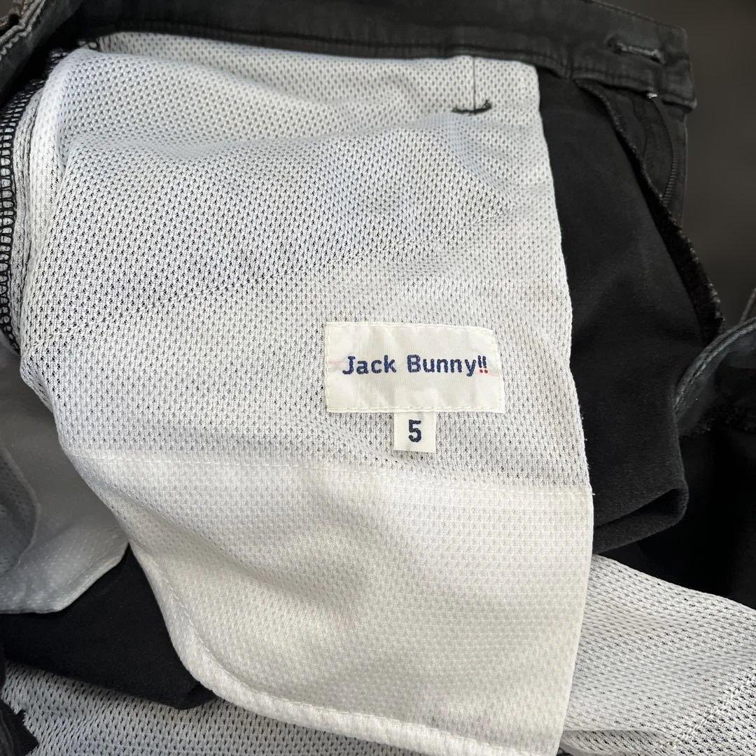 JACK BUNNY 黒 メンズ　ゴルフ用ストレートパンツ　Ｌサイズ