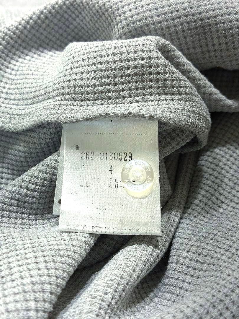 Jack Bunny!! コットンワッフル ポロシャツ（L.GRAY／４）