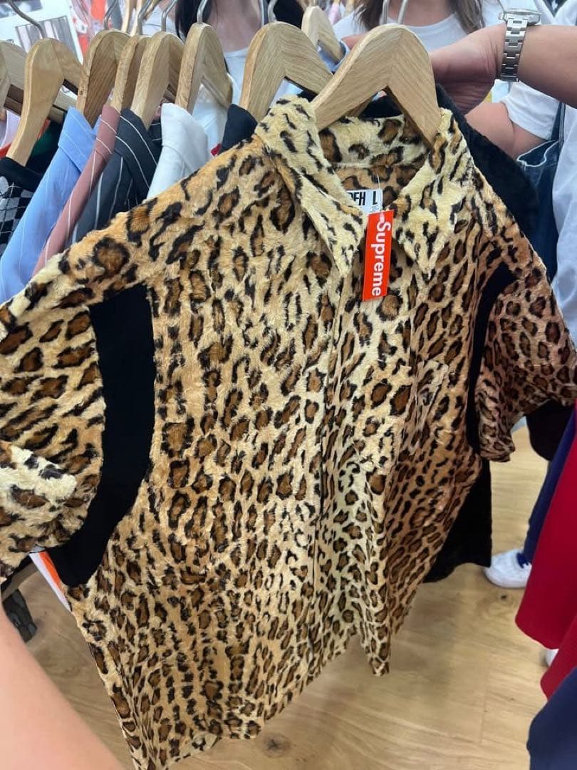 Supreme ヒョウ柄 Lサイズ シャツ