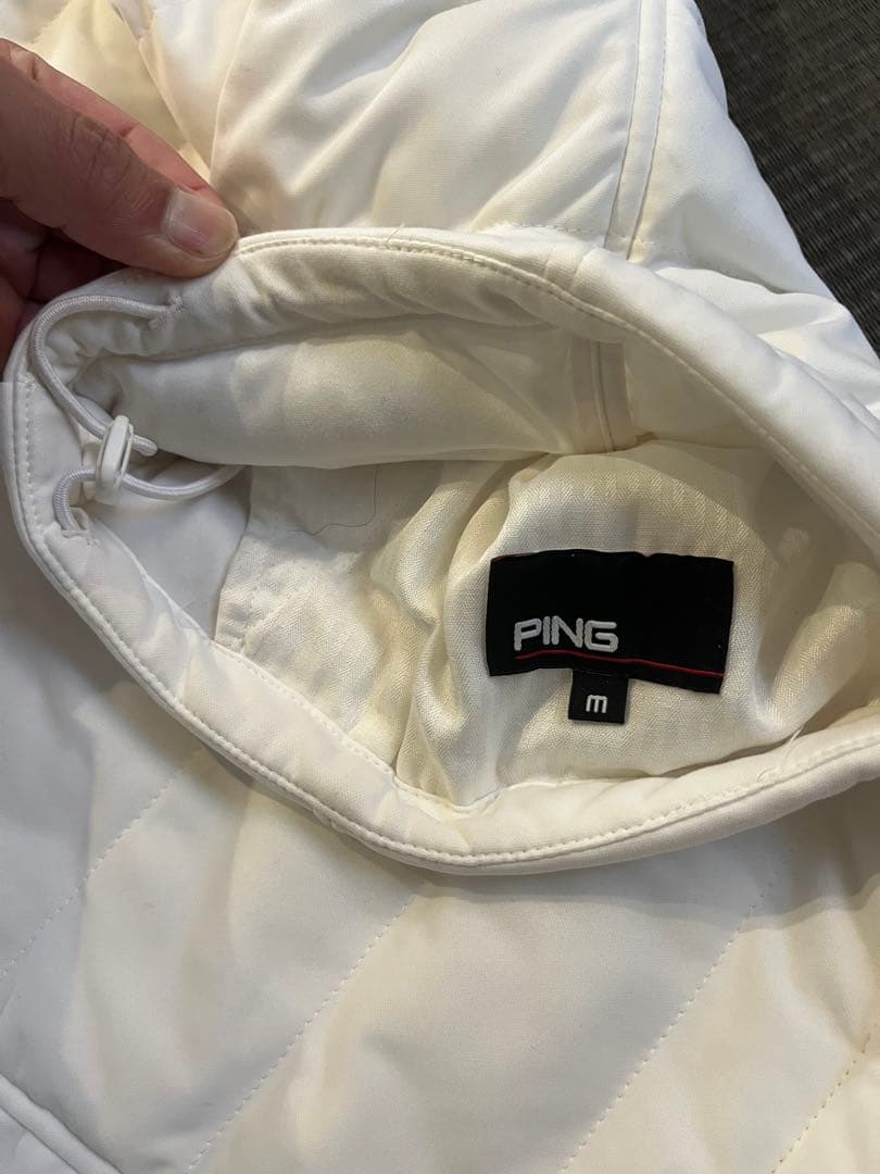 PING ホワイト ダウンジャケット　サイズM