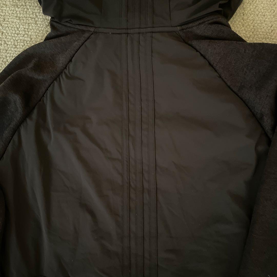 adidas フード付きジャケット ブラック