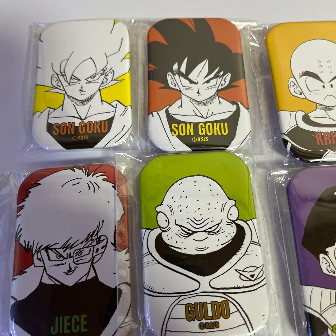 ドラゴンボール　40th記念フェア　スクエア缶バッジ　全種セット