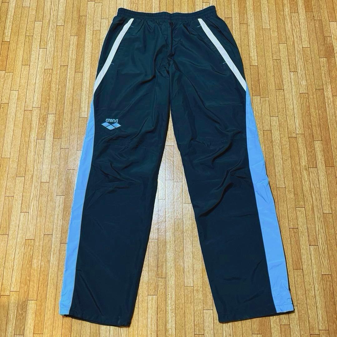 アリーナ 美品 ズボン パンツ ジャージ メッシュ 水泳 競泳 O 黒