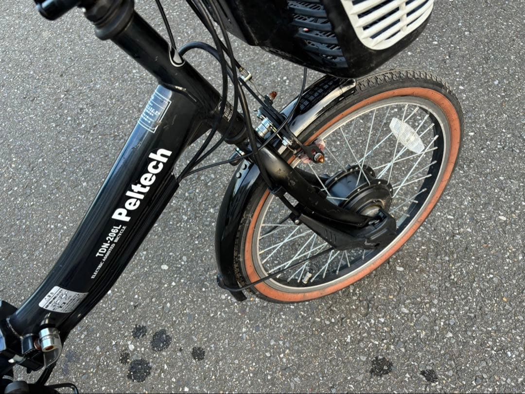 折りたたみ電動アシスト自転車 Peltech