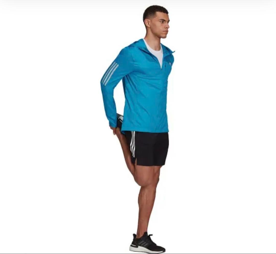 【タグ付】アディダス ウインドブレーカージャケット フード付き adidas