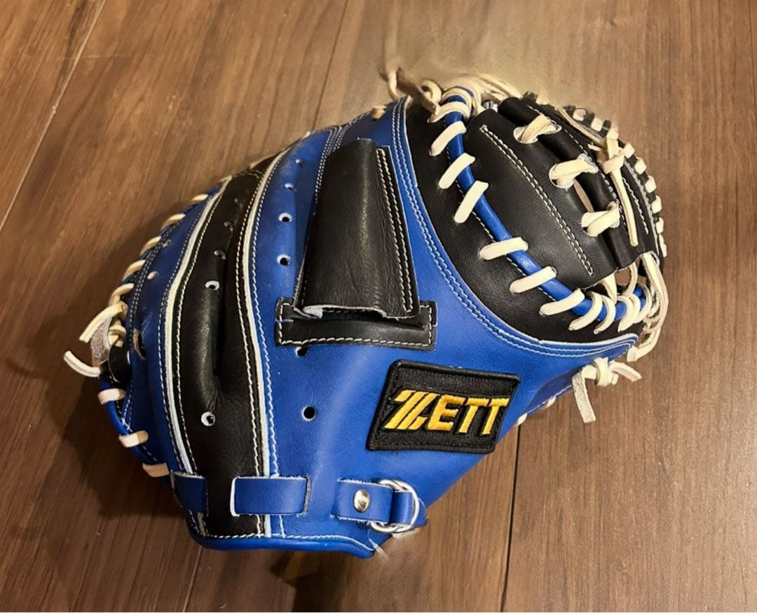 【旧ロゴ 希少】ZETT EXTOP 限定軟式 キャッチャーミット