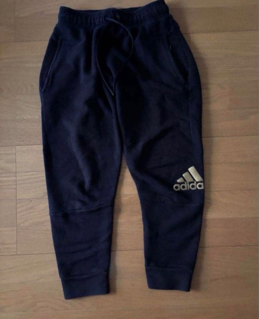 adidas アディダス　 メンズ　セットアップ　 フルジップパーカー　パンツ黒