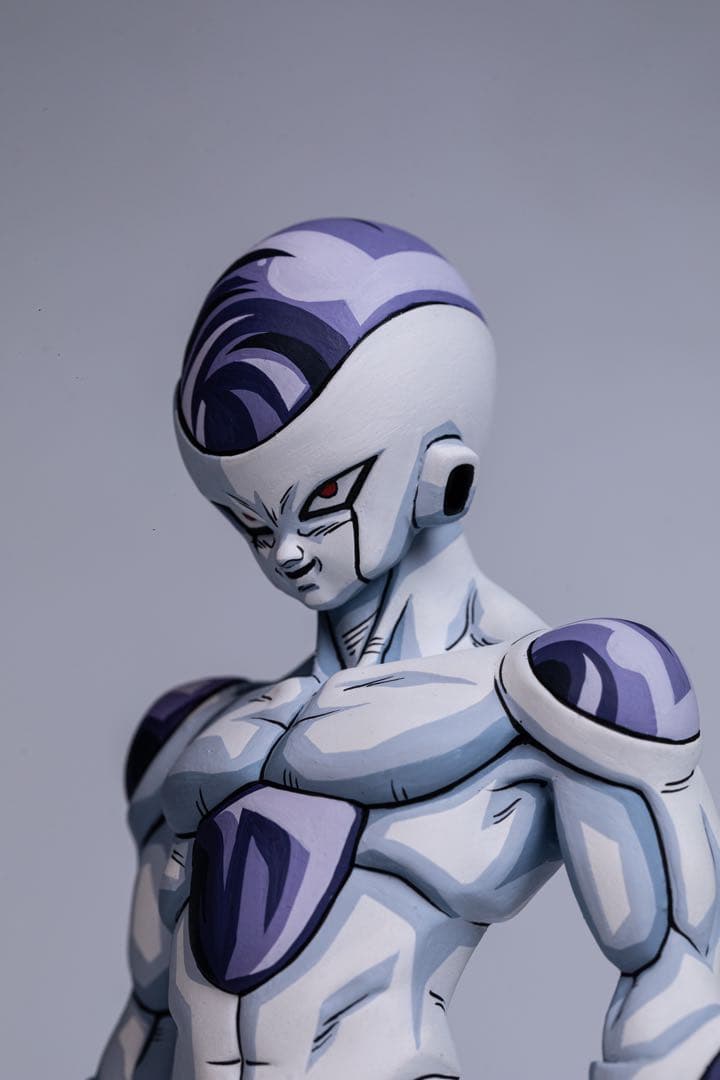 ドラゴンボール　フリーザー　リペイント　二次元彩色　フィギュア