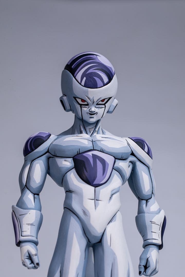 ドラゴンボール　フリーザー　リペイント　二次元彩色　フィギュア
