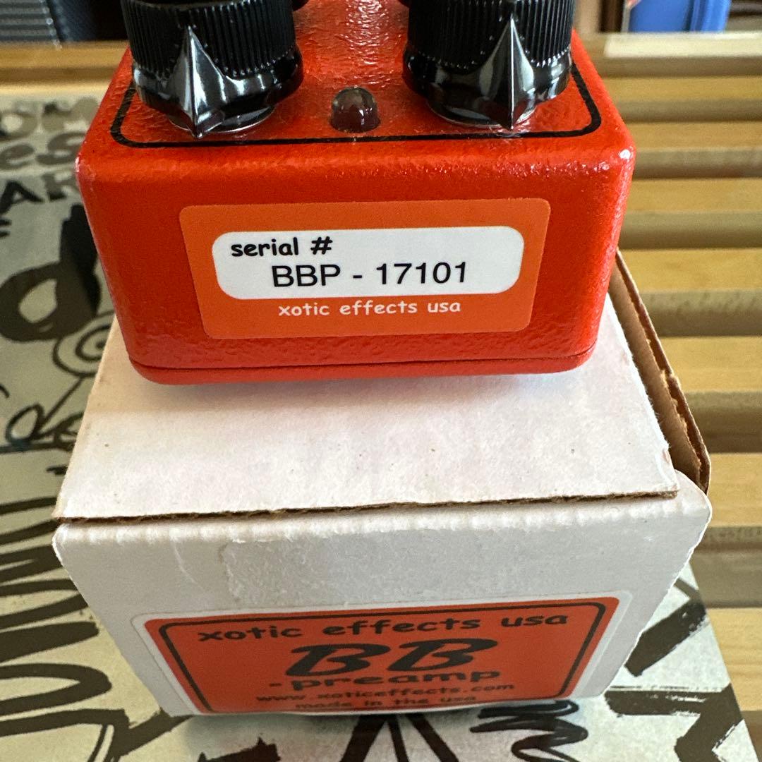 ギター xotic BB preamp
