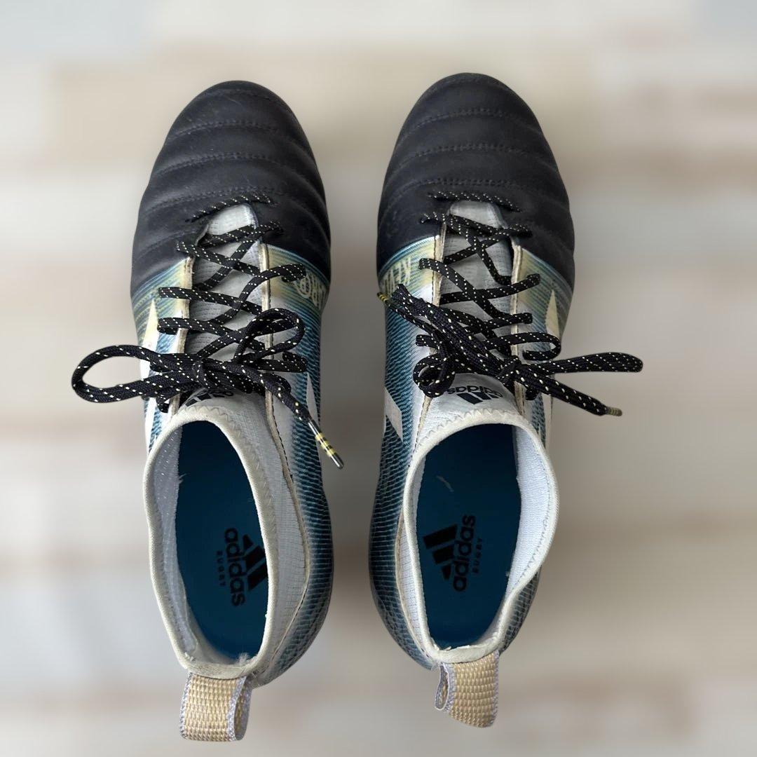 adidas ラグビーシューズ kevlar ブラック/ブルー