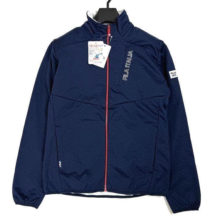 新品 フィラ ゴルフ 上下セット 高周波キルト ３層ボンディング カモ柄 LL