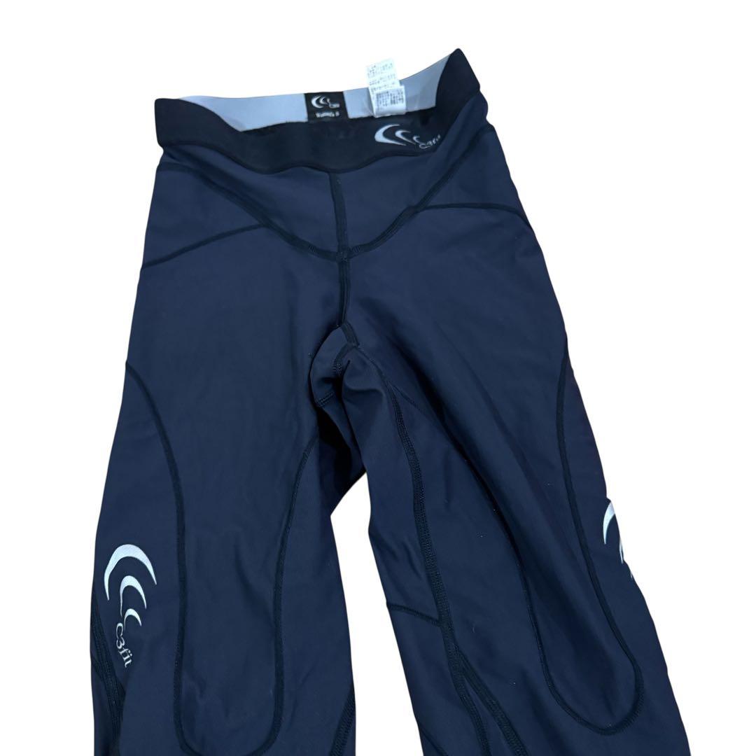 C3fit フォーカスサポートロングタイツ 3FW10120 S