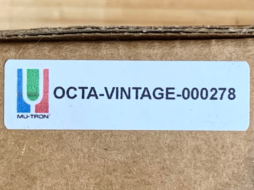 希少 Mu-FX 期 MU-TRON OCTAVE DIVIDER オクターバー
