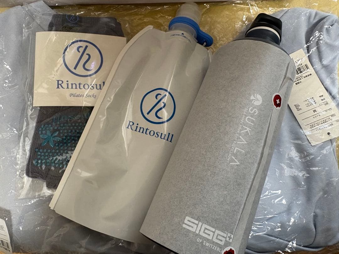 Rintosull ボトル　トップス　ソックス水素水専用バッグ　4点セット