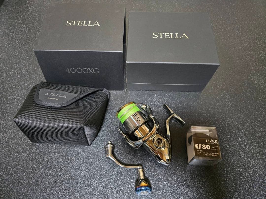ステラ 4000XG リブレハンドルノブ 純正ハンドルノブ付き
