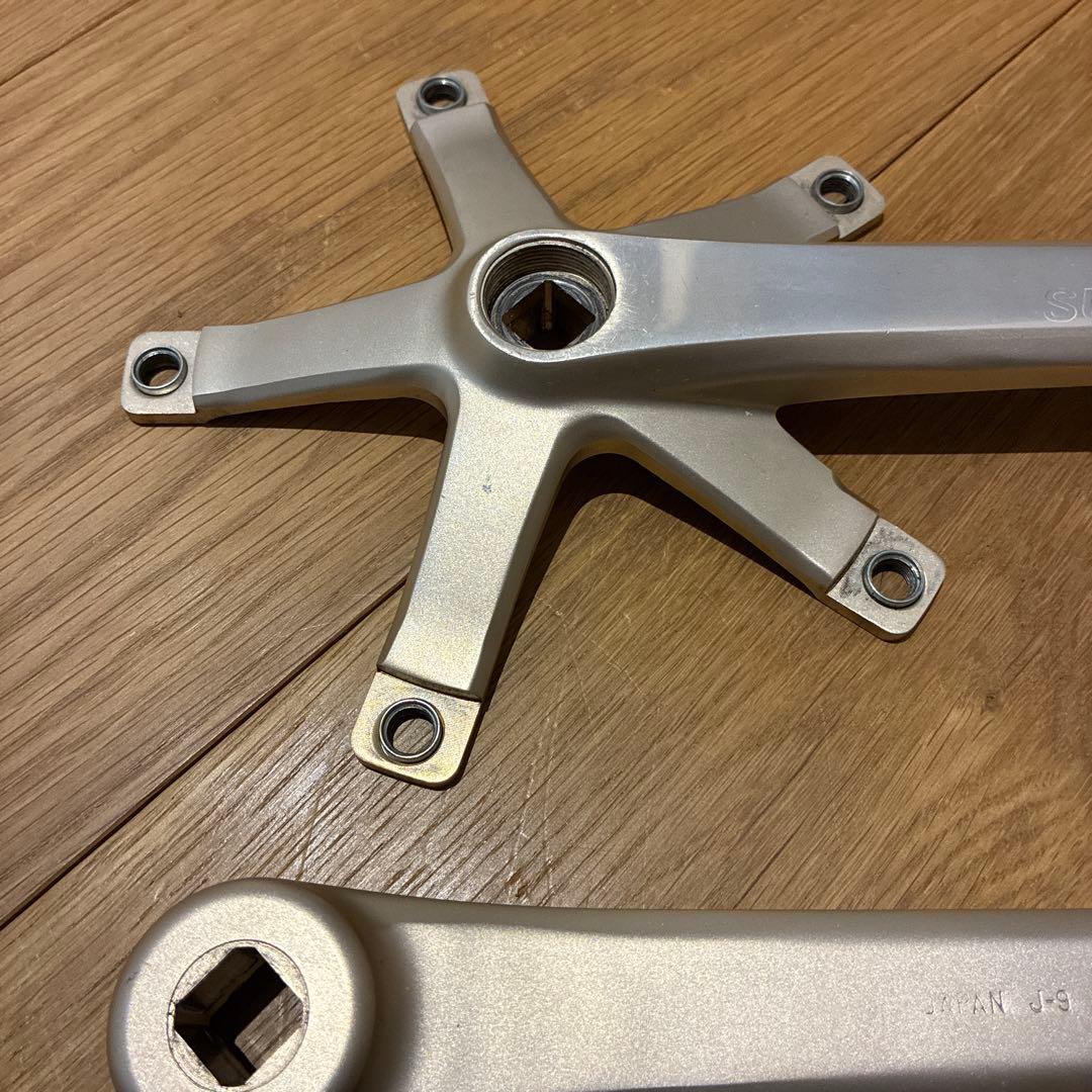 Sugino クランクセット グランドマイティ167.5mm ボルト付き