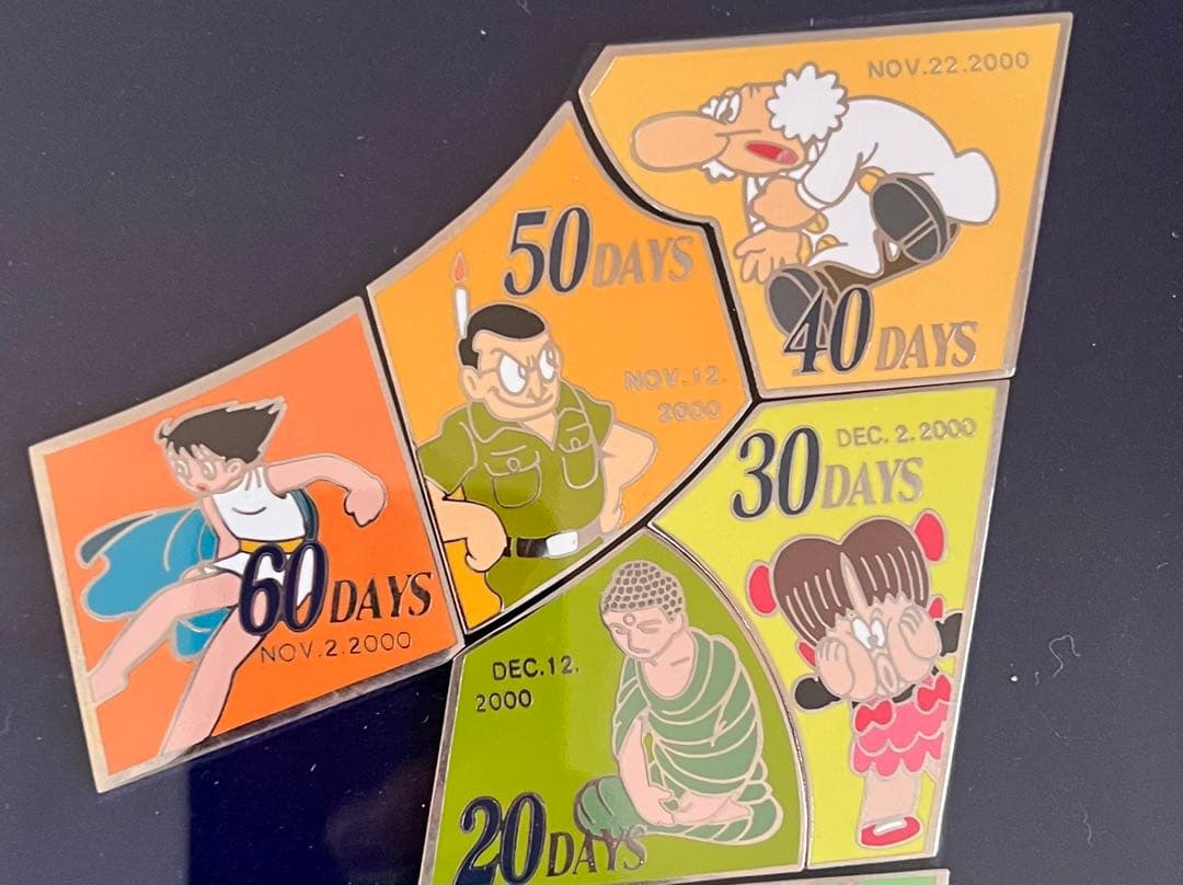 手塚治虫 21世紀 カウントダウン ピンバッチ コレクション