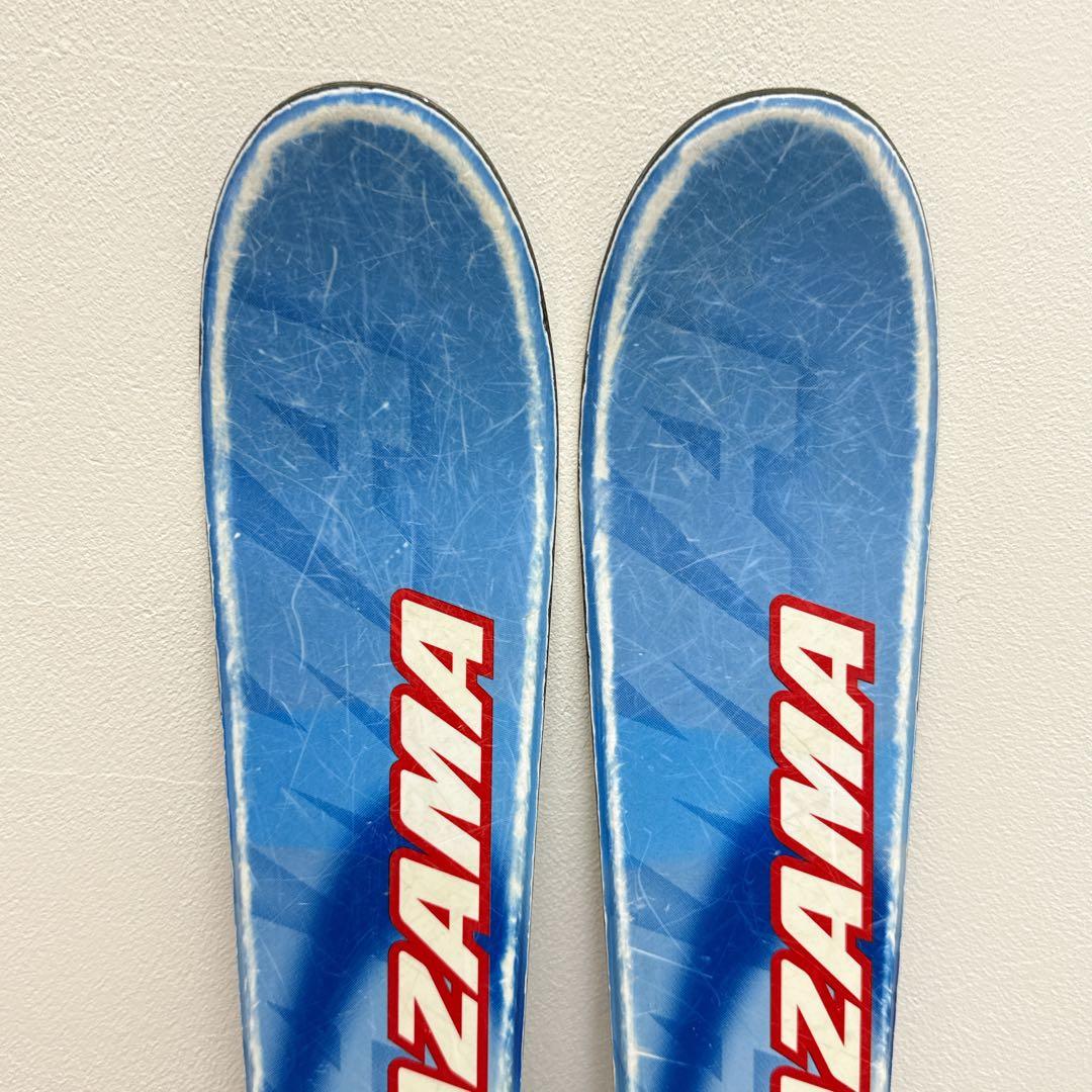 【KAZAMA】キッズ用スキー板130cm ブーツ21cm-22cm ストック付