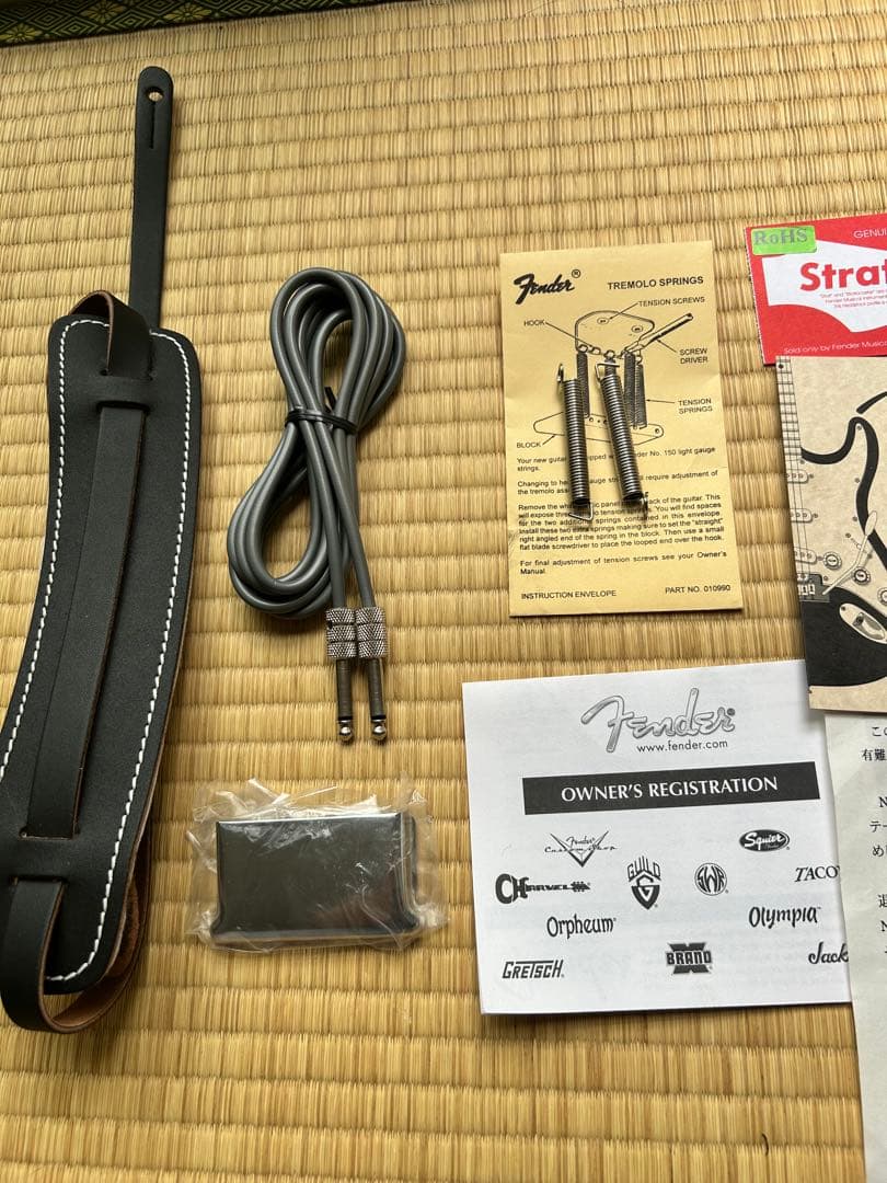 Fender Eric Johnson Stratocaster 純正付属品