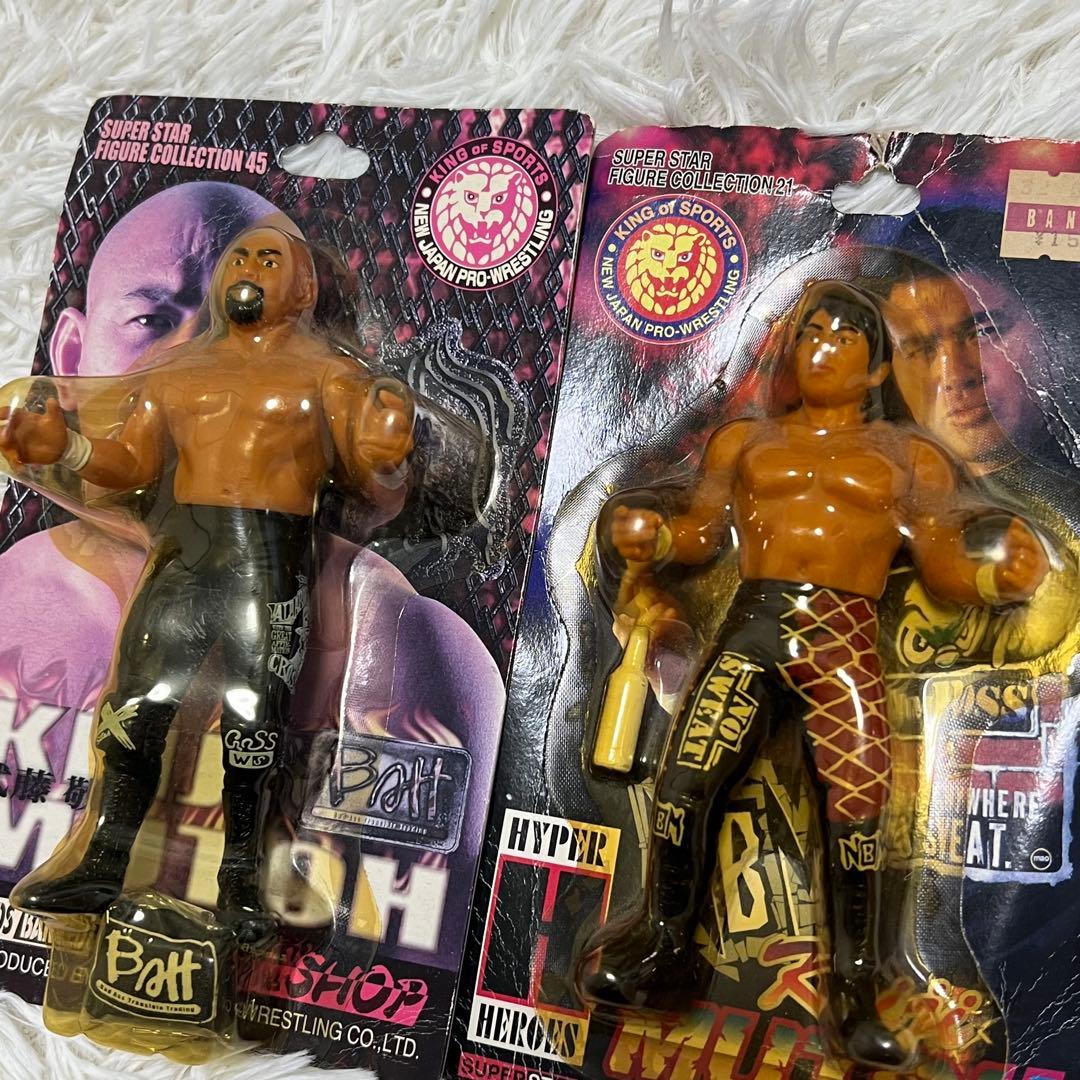 新日本プロレスフィギュア12体 武藤ムタ大仁田前田橋本長州カシン藤波ライガー天山