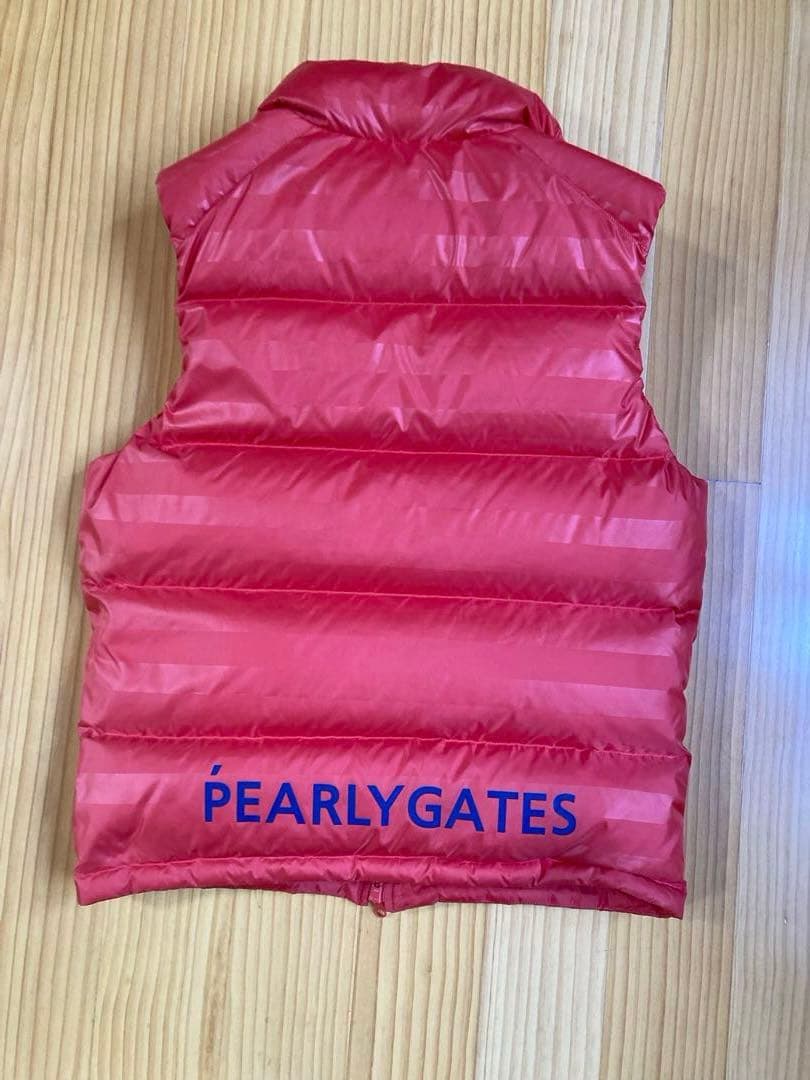 PEARLY GATES 赤 ダウンベスト サイズ4
