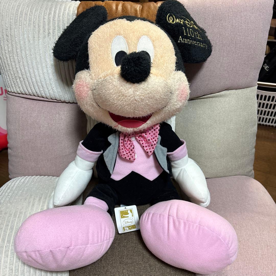 ミッキーマウス ぬいぐるみ 110th anniversary 65cm