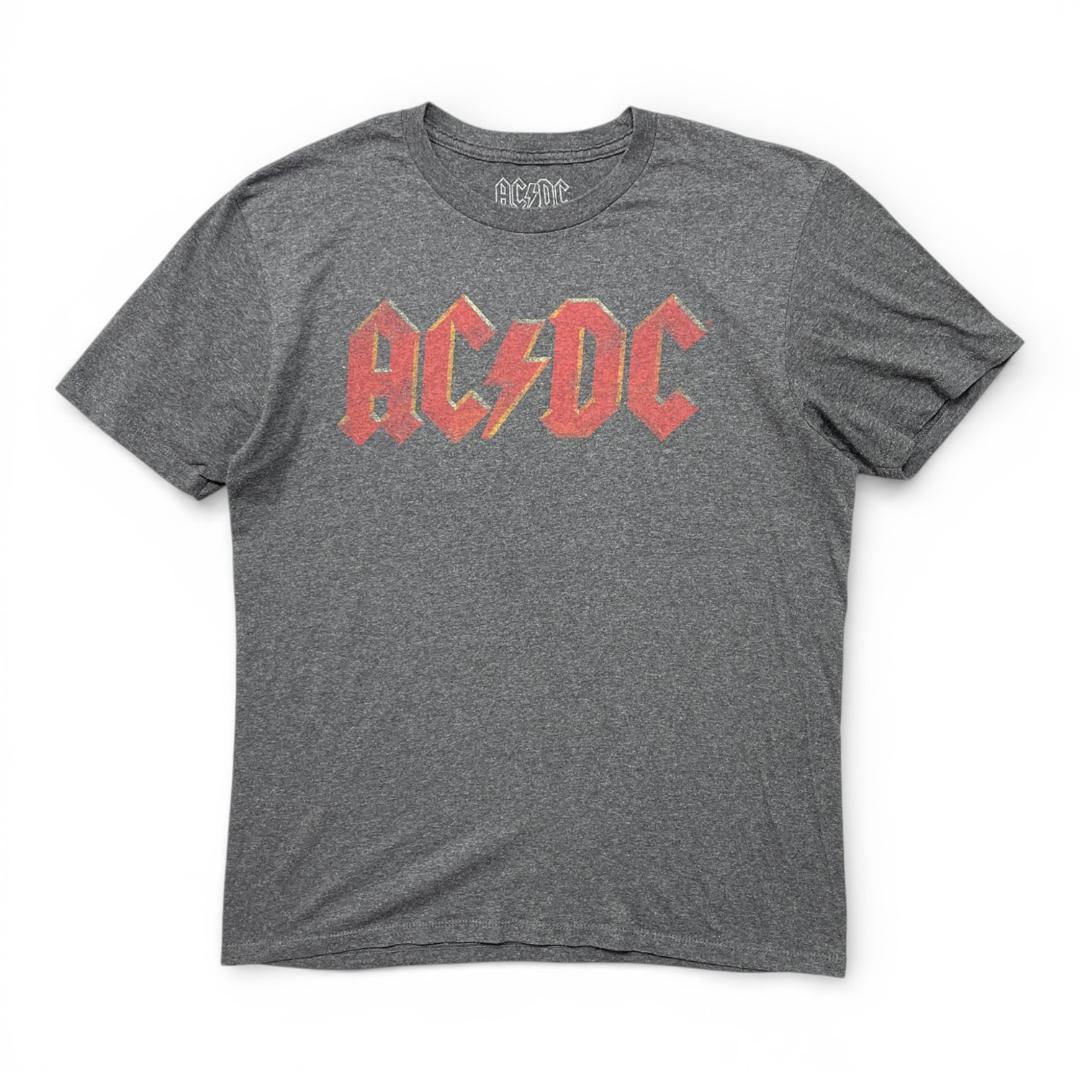 USA 古着 AC/DC ロゴプリント ロックTシャツ バンドTシャツ メンズM