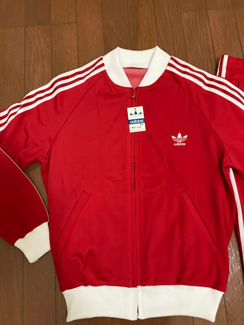 70s adidas セットアップ トラックジャケットデッドストック ビンテージ