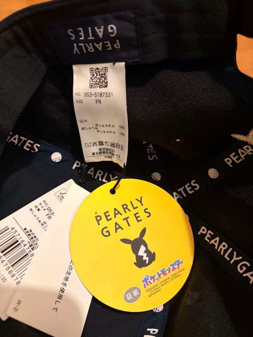PEARLY GATES キャップ ピカチュウ ポケモン