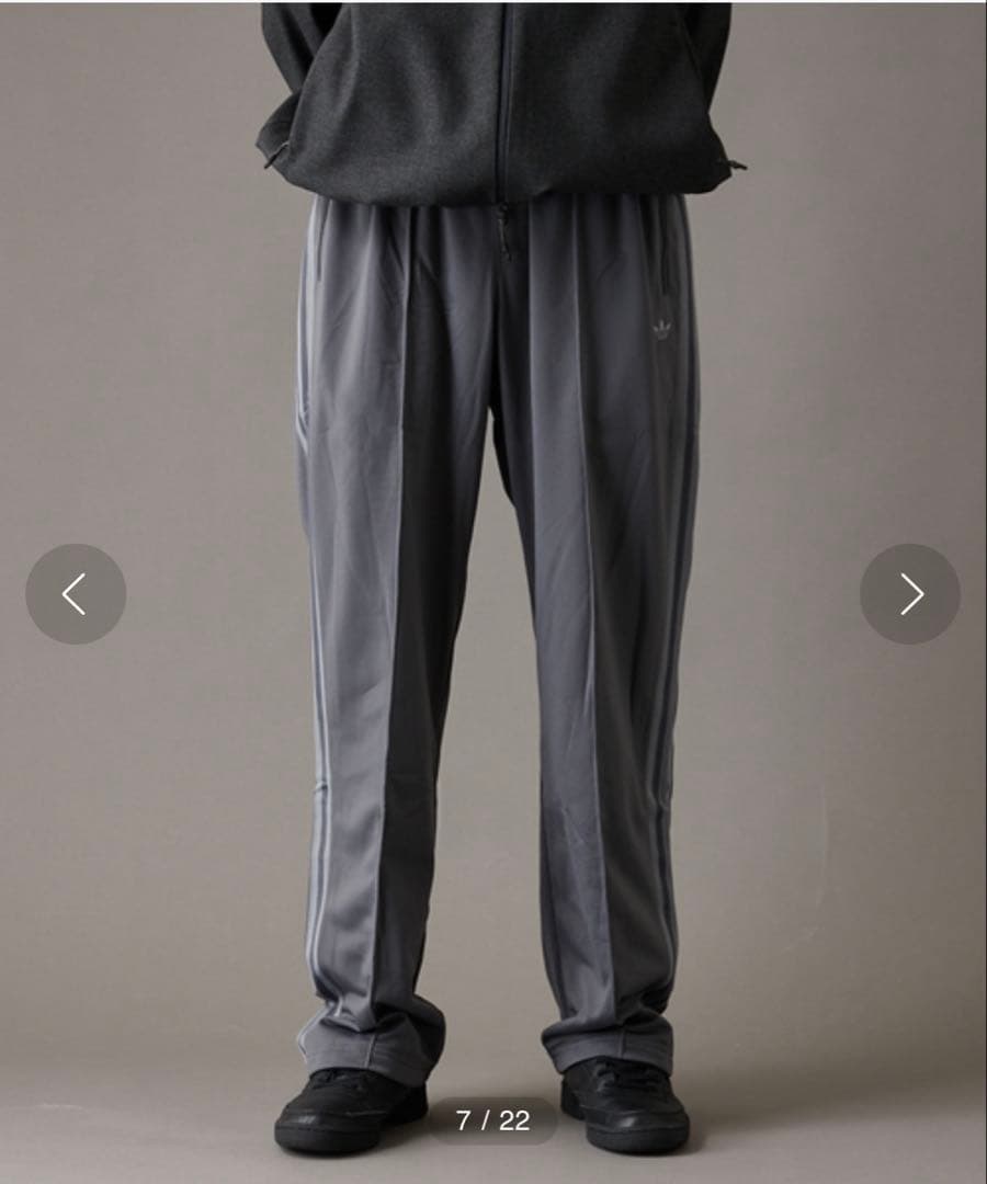 【別注】adidas Originals BB TRACKPANT グレー