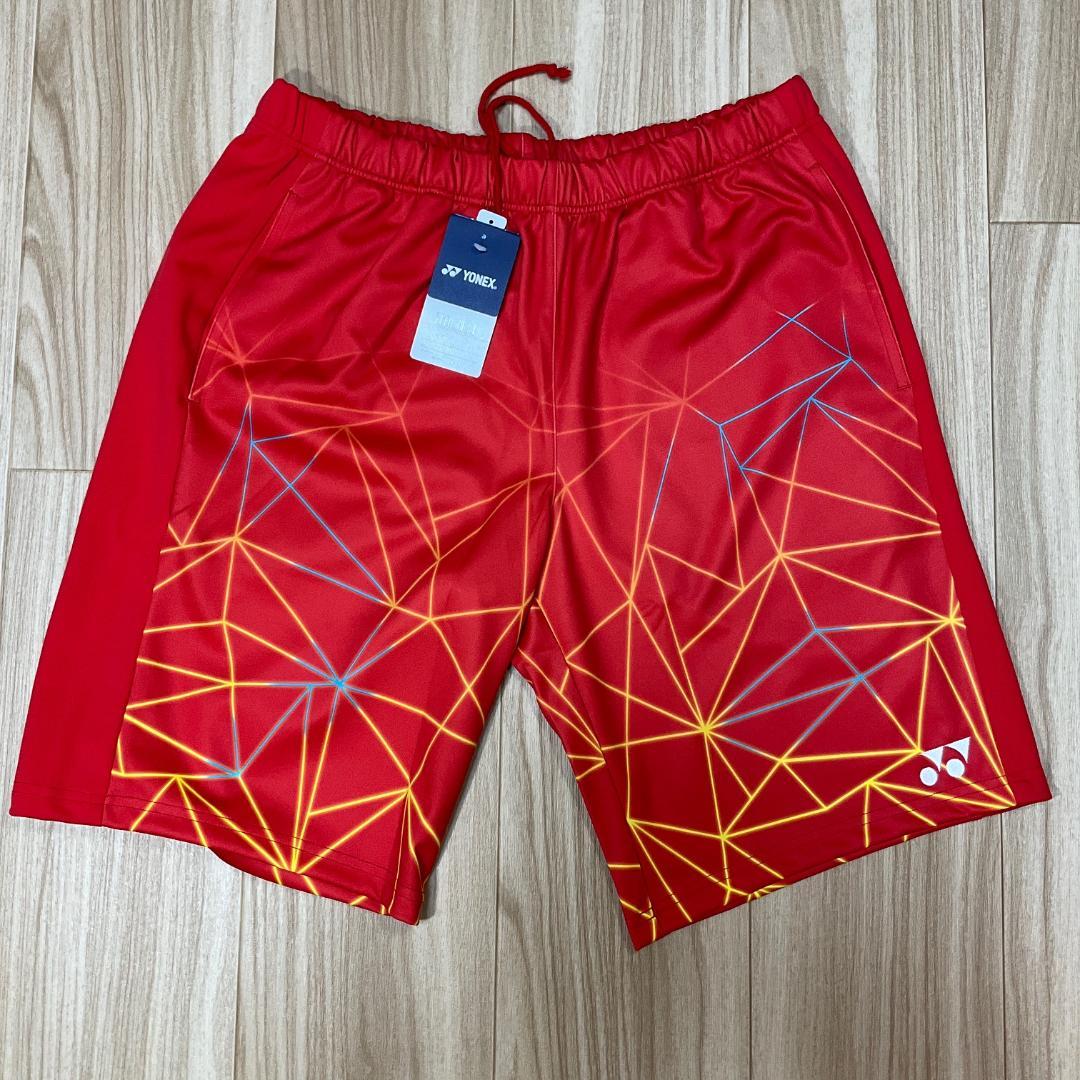 【新品】YONEX 15123 ハーフパンツ XO 幾何学模様 全日本モデル