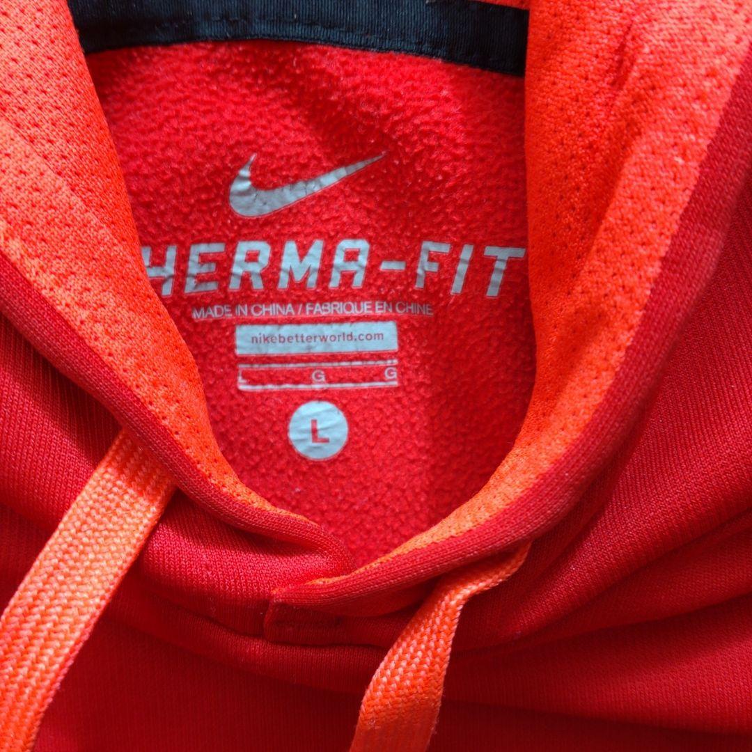 NIKE　ナイキ　スウェットパーカーパンツセットアップ　Lサイズ　赤黒
