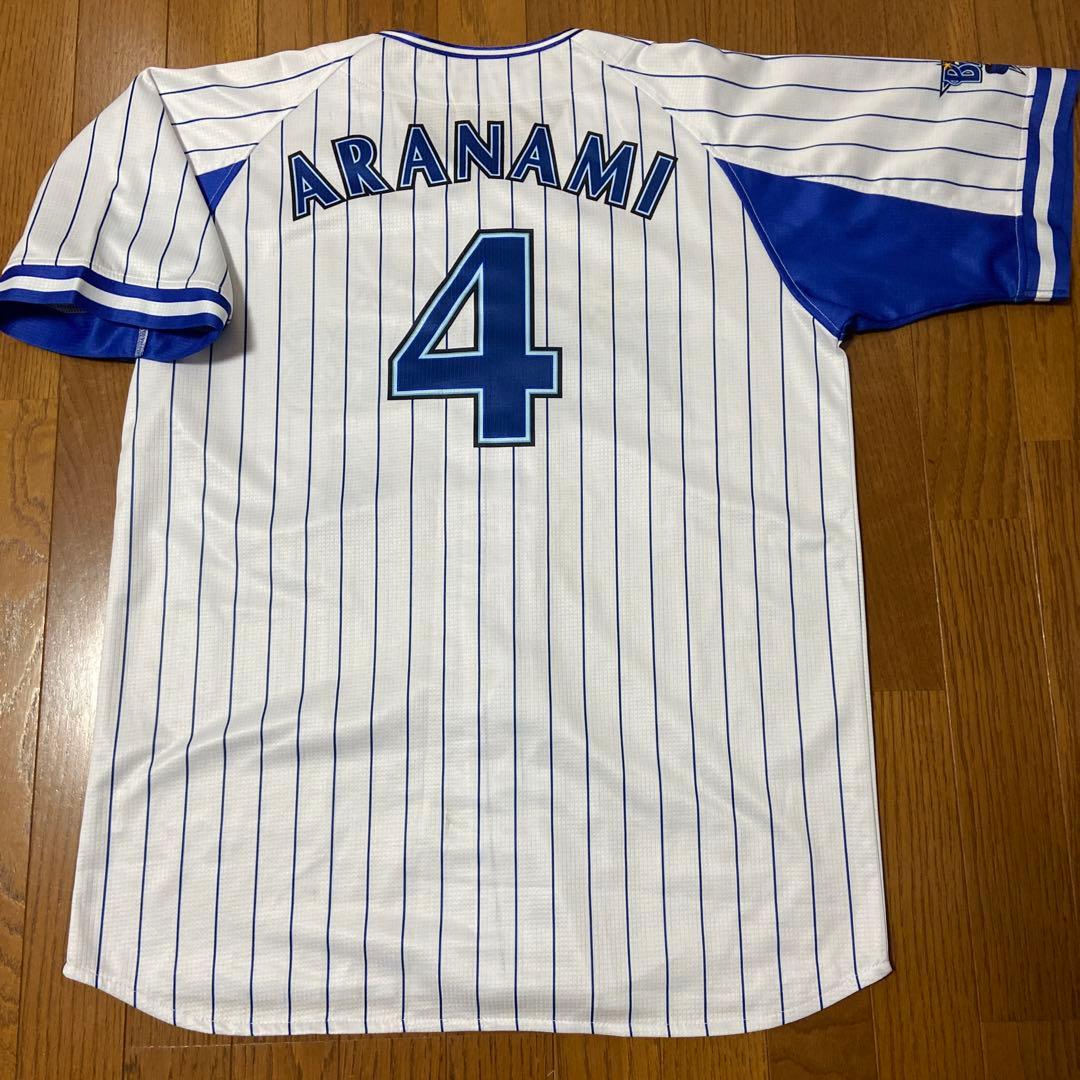 横浜DeNA ベイスターズ　ユニフォーム 荒波選手　4 番　Oサイズ　古着