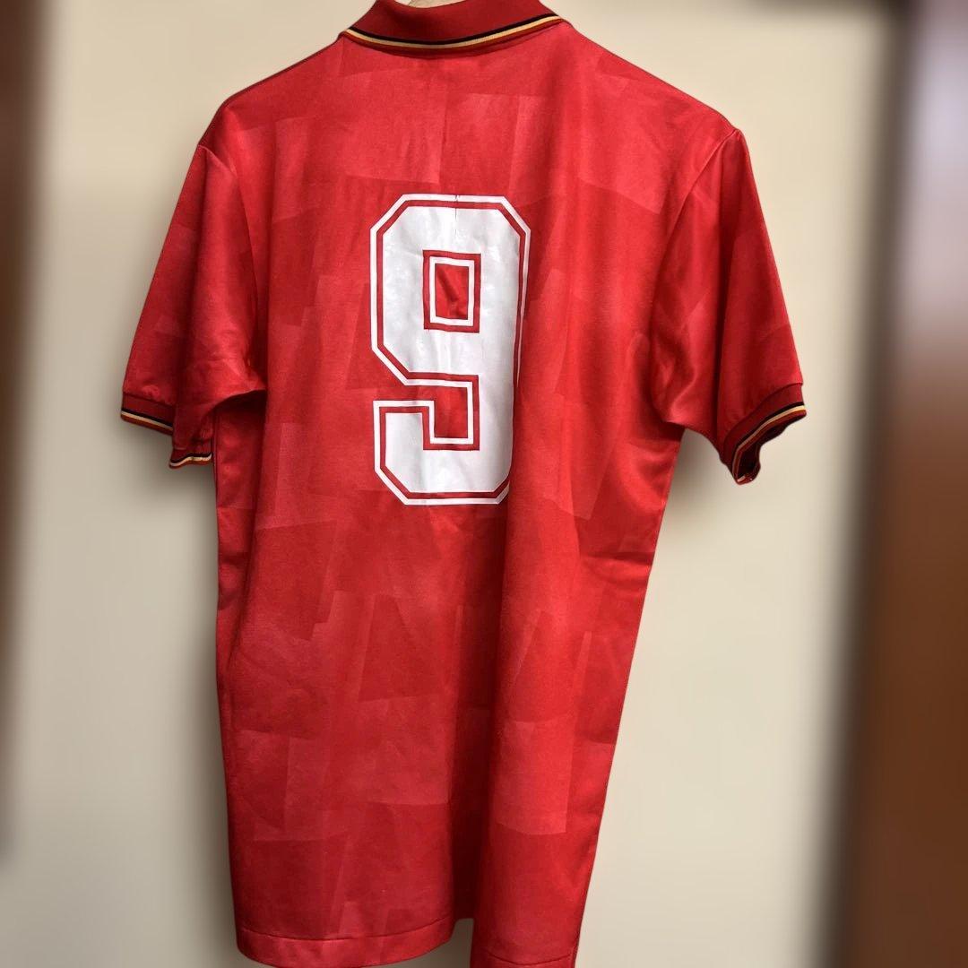 diadora MEIJI 明治大学サッカー部ゲームシャツ 赤