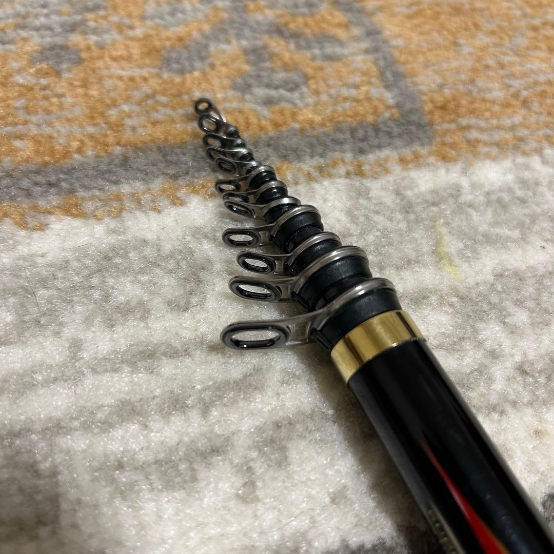 【極美品】がまかつ がま磯SUPER PRECEDE 磯竿 ロッド　125-53