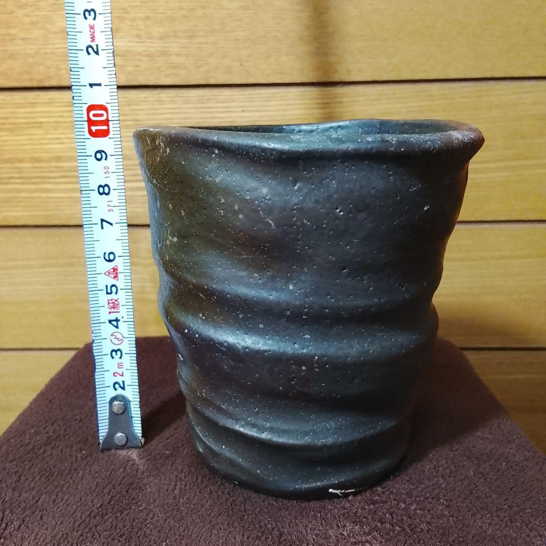 ② 故島武己作　湯呑　陶器　南蛮焼　沖縄　陶芸品