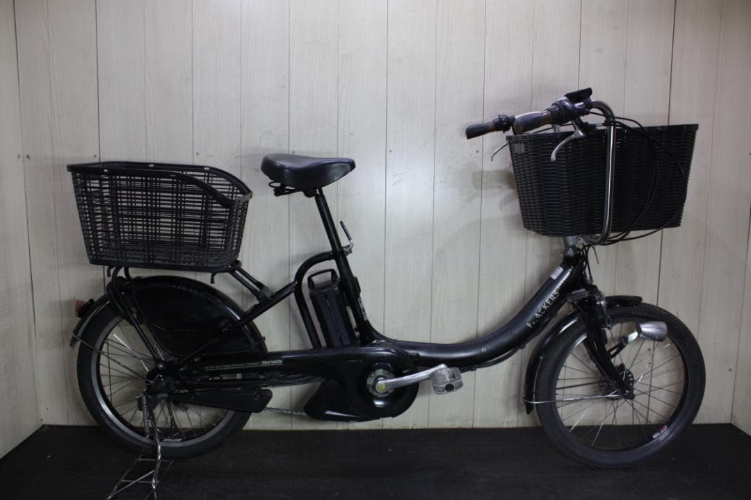 電動アシスト自転車 チャイルドシート付き 黒