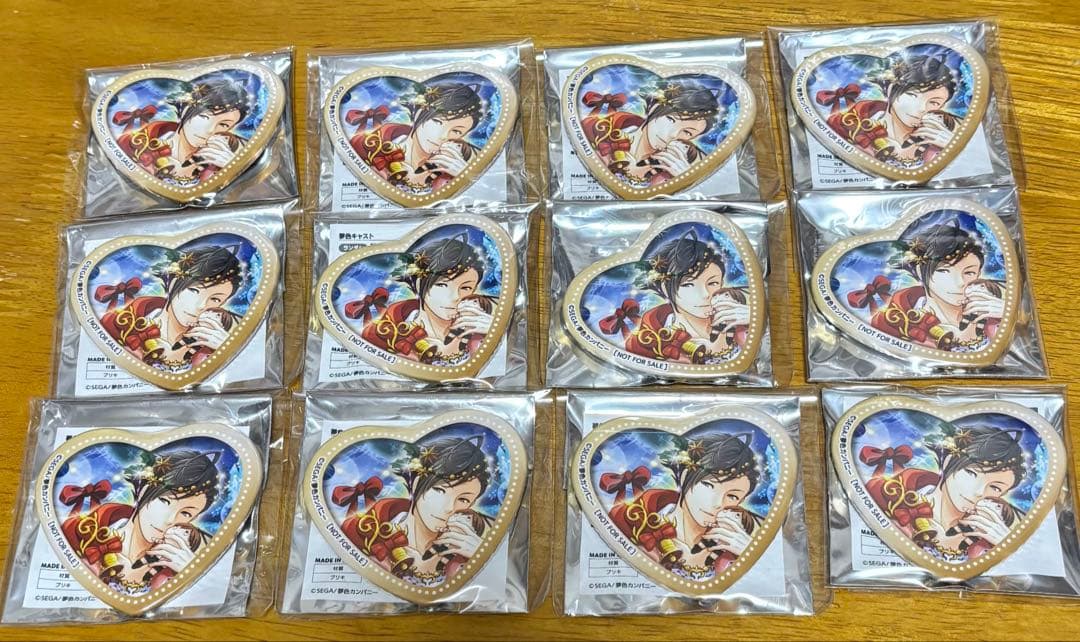 夢色キャスト 謎解きラリー特典 ハート缶バッジ 新堂カイト