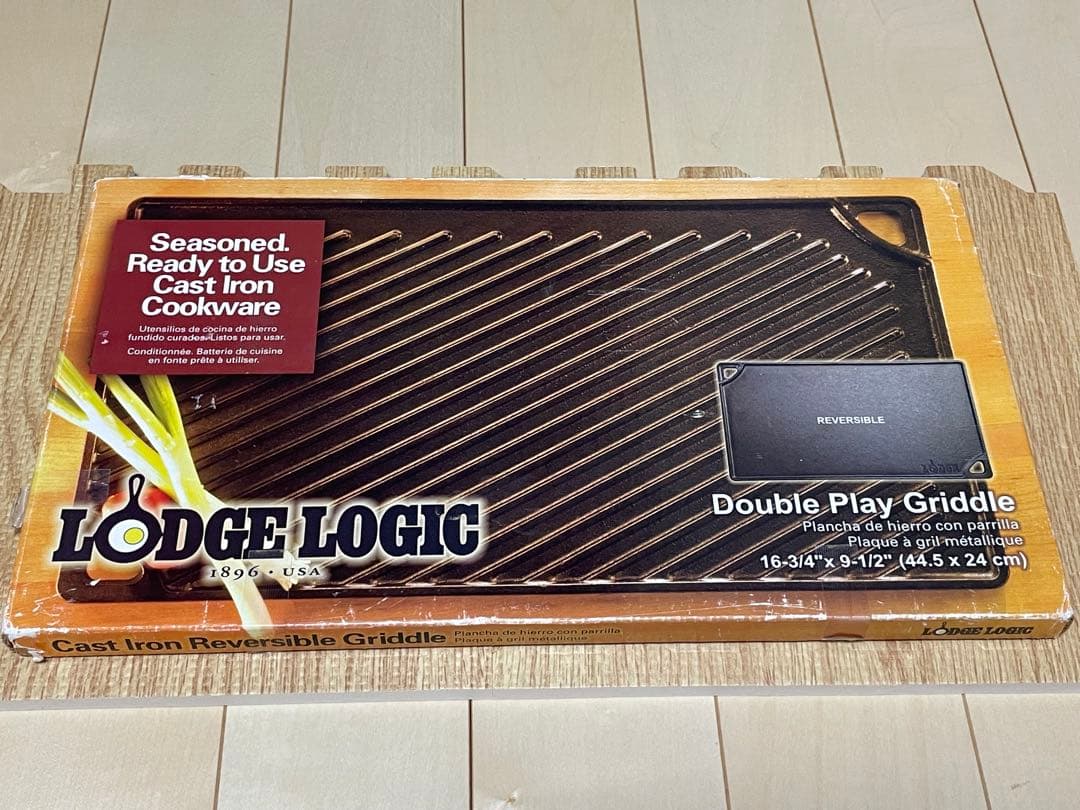 Lodge ロッジ ダブル プレイグリドル 鉄板 鋳鉄