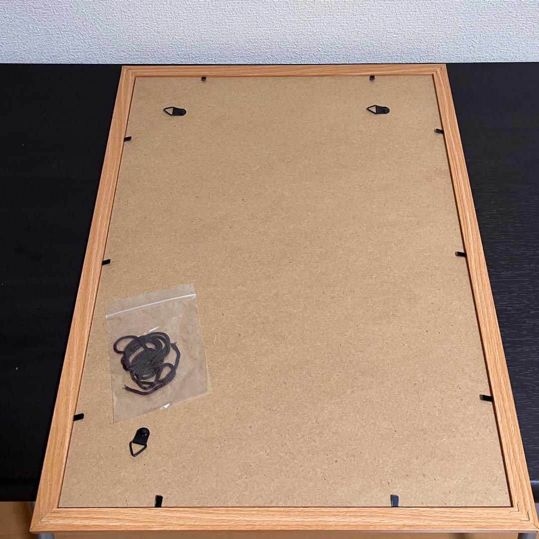 パステル画3 額装品　額縁寸法32.7cm×44.5cm　カラー着色　定款付