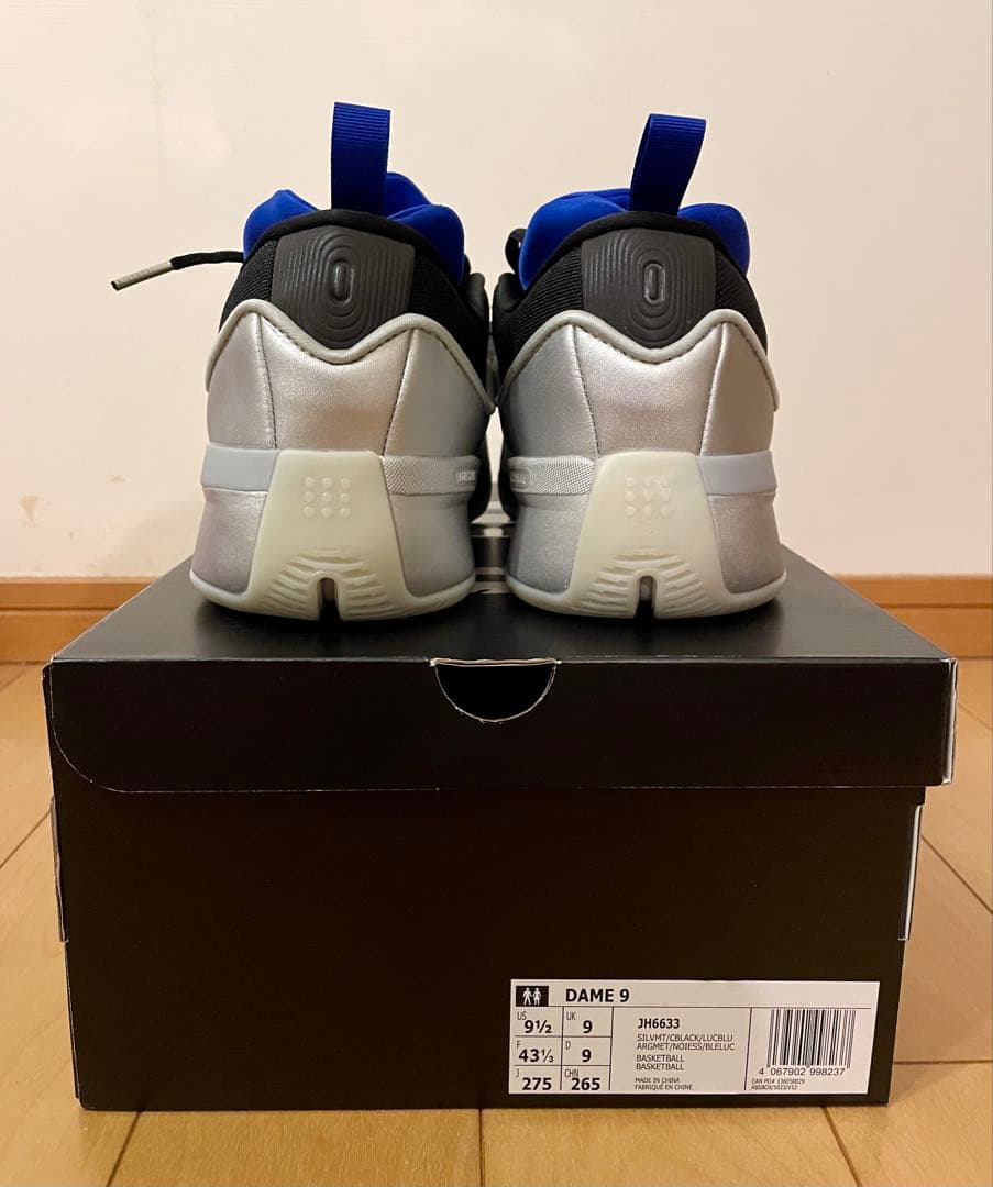 adidas、DAME 9、デイム 9、27.5センチ