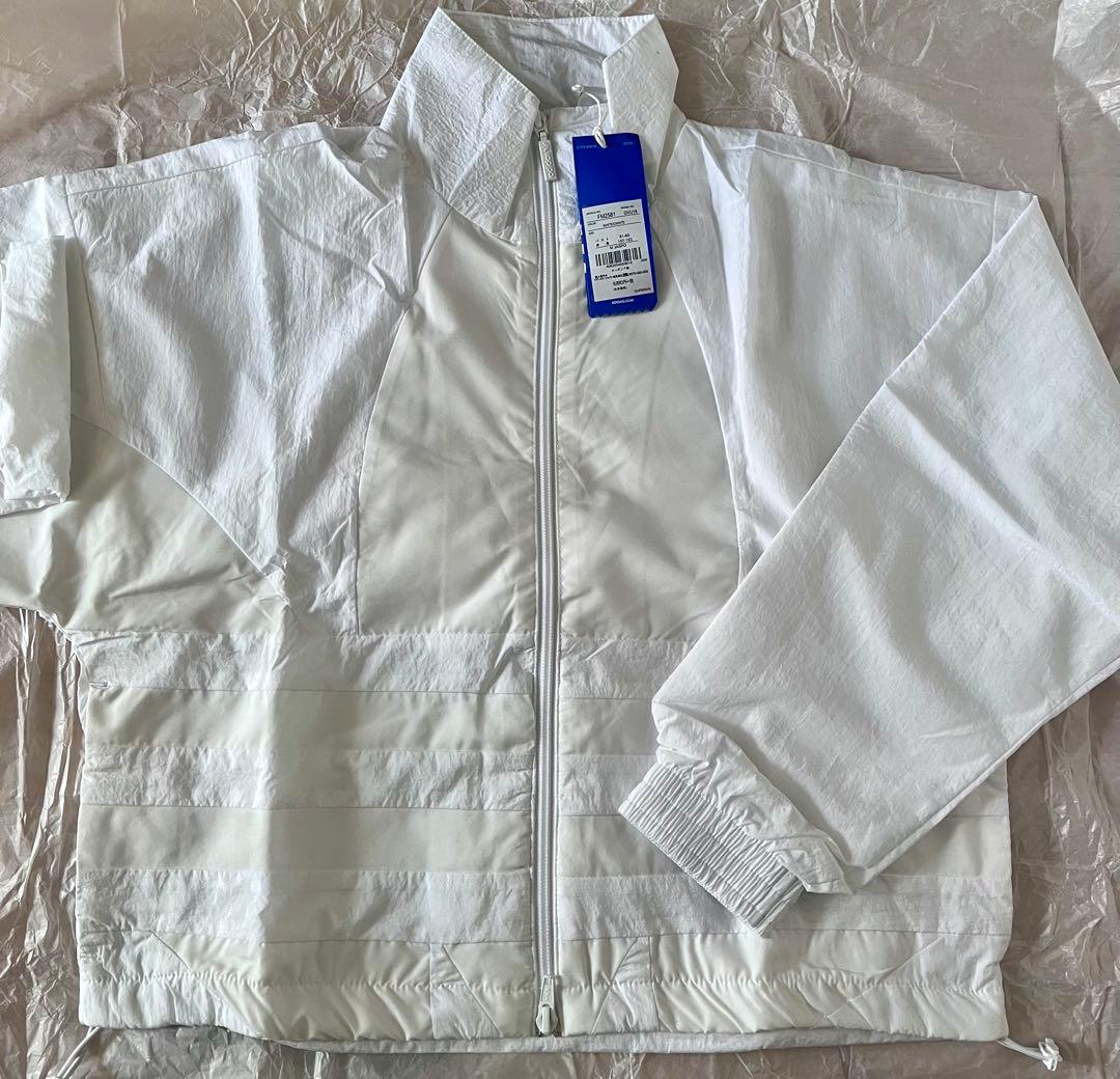 【新品・タグ付き】adidas【アディダス】ラージロゴトラックジャケット　M