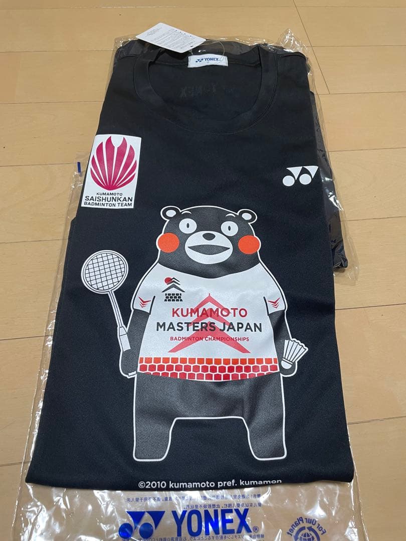 YONEX 熊本マスターズドライTシャツ 2枚セット 新品未使用。　XLサイズ