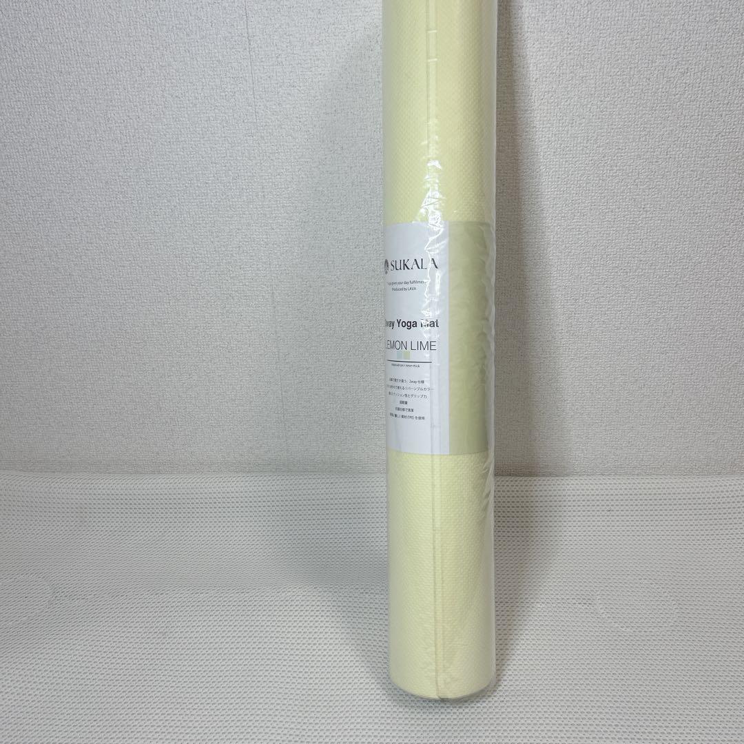✨新品.未使用✨SUKALA LAVA リバーシブルヨガマット レモンライム