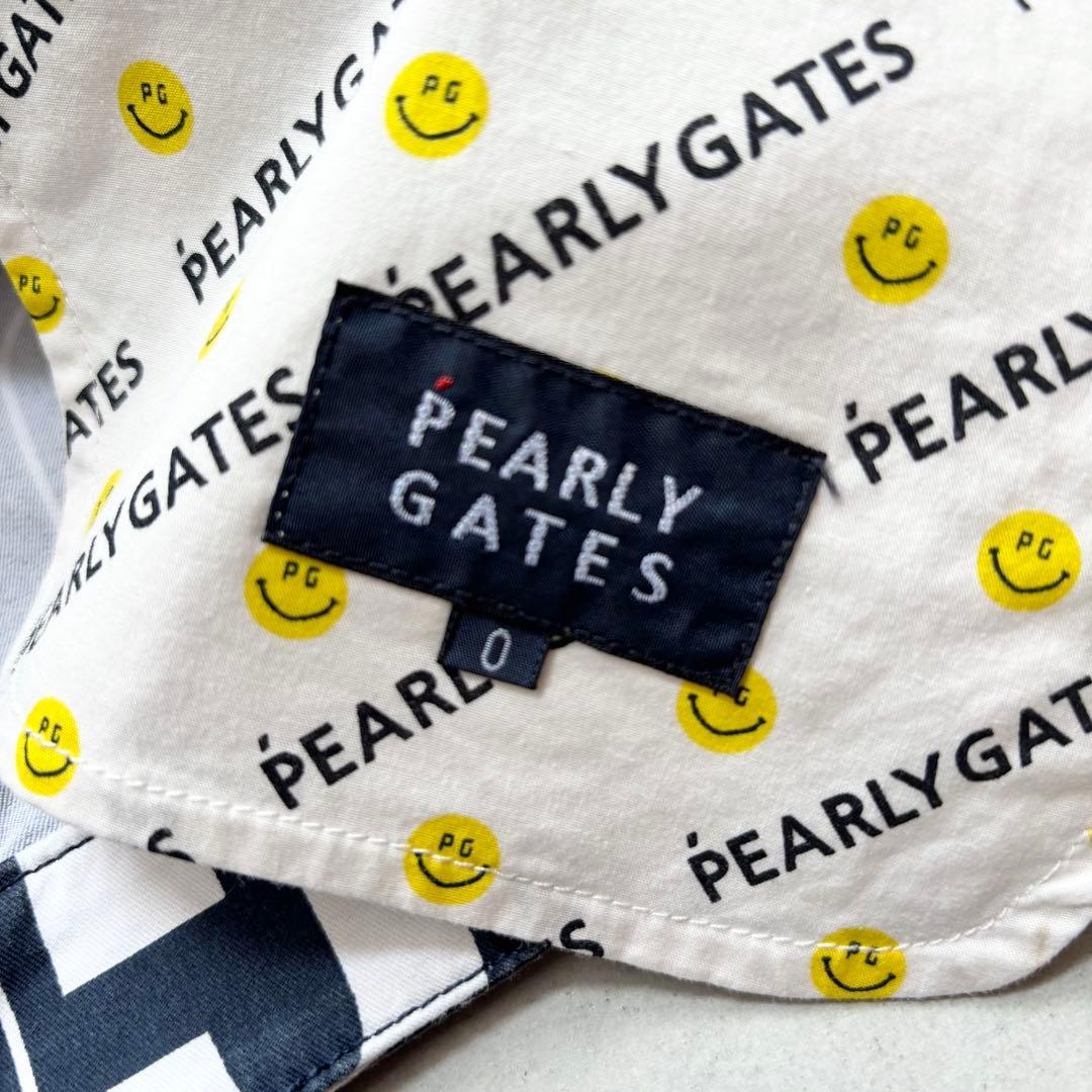 PEARLY GATES パーリーゲイツ ロゴ総柄プリント ストレッチスカート