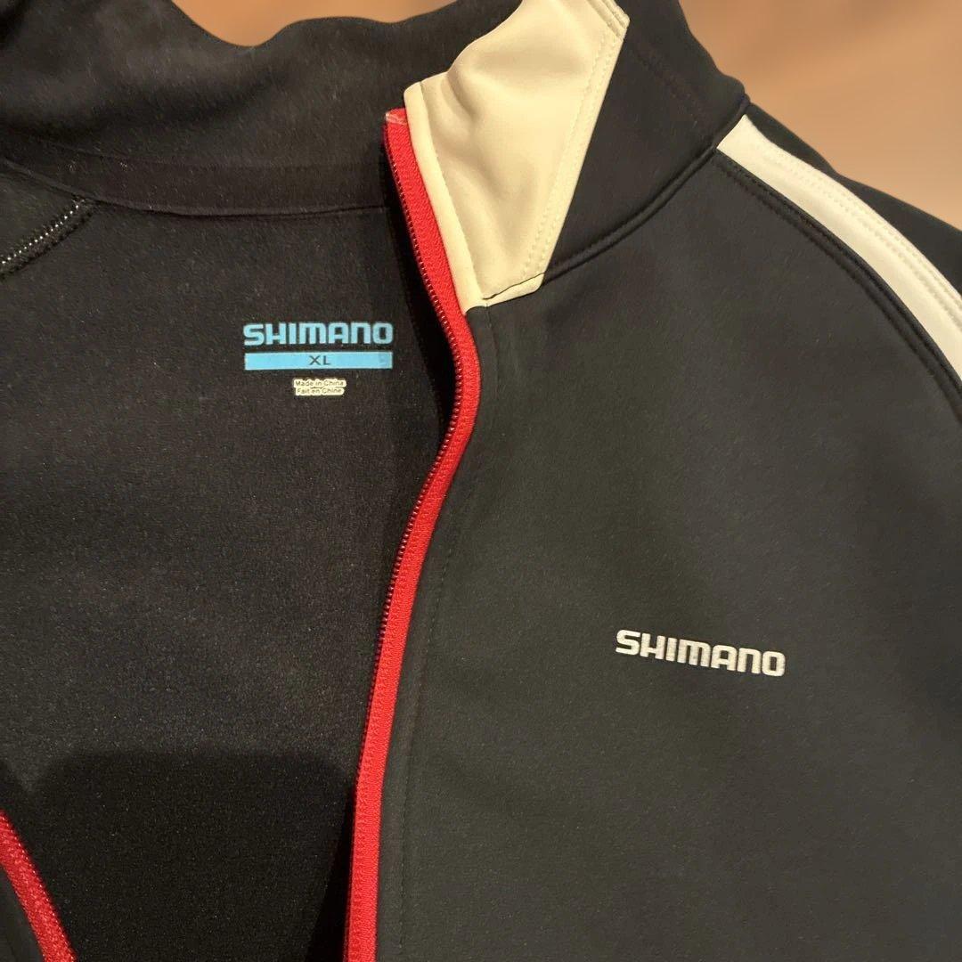 SHIMANO サイクルジャケット XXL ブラック/ホワイト