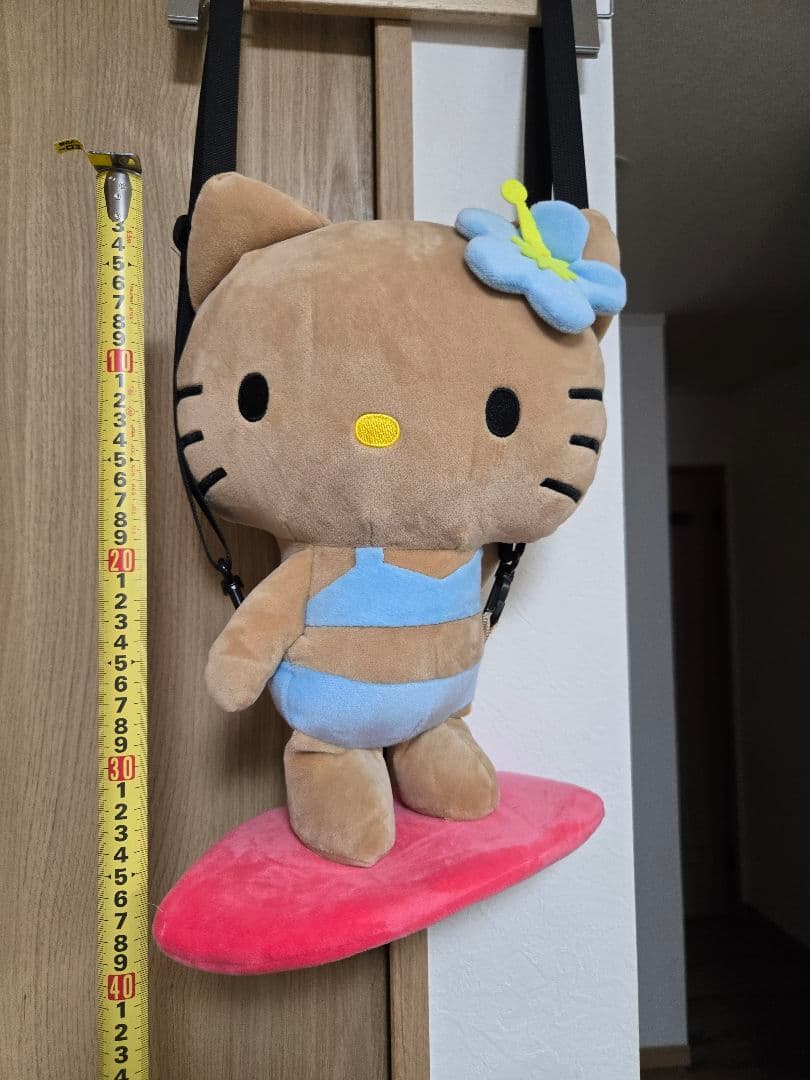 ハローキティ 水着 サーフボード日焼けキティー ぬいぐるみリュック