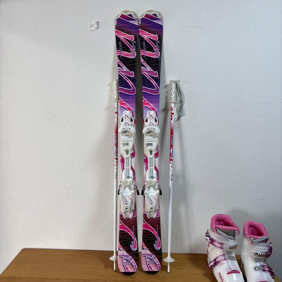 hartジュニアストック付スキーセット117cm 23cm