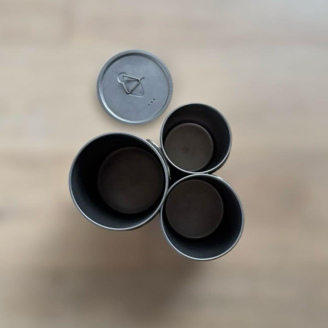  peak チタンマグカップ3個 スタッキング可能